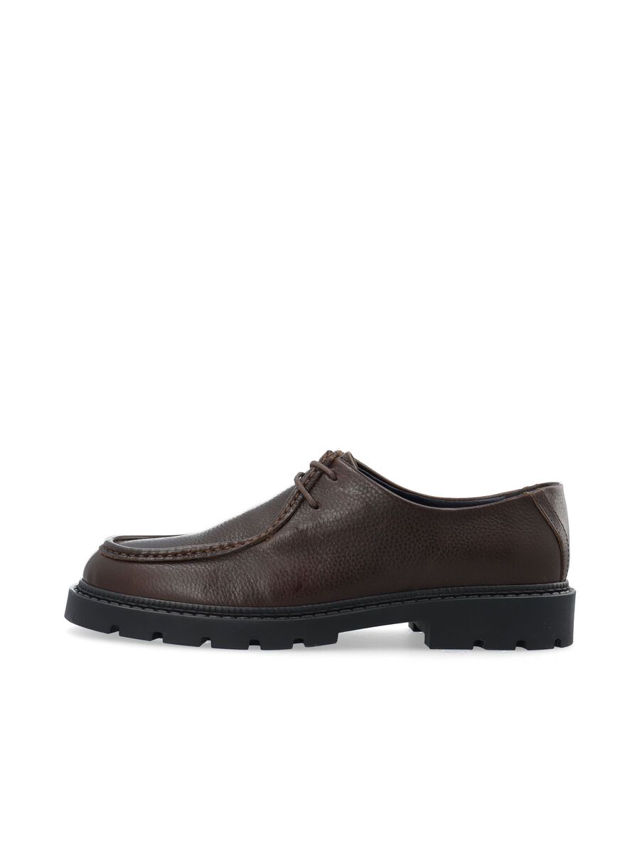Bianco BIAJEFF MOC-TOE SHOES, DarkBrown, highres - 12520516_DarkBrown_001.jpg