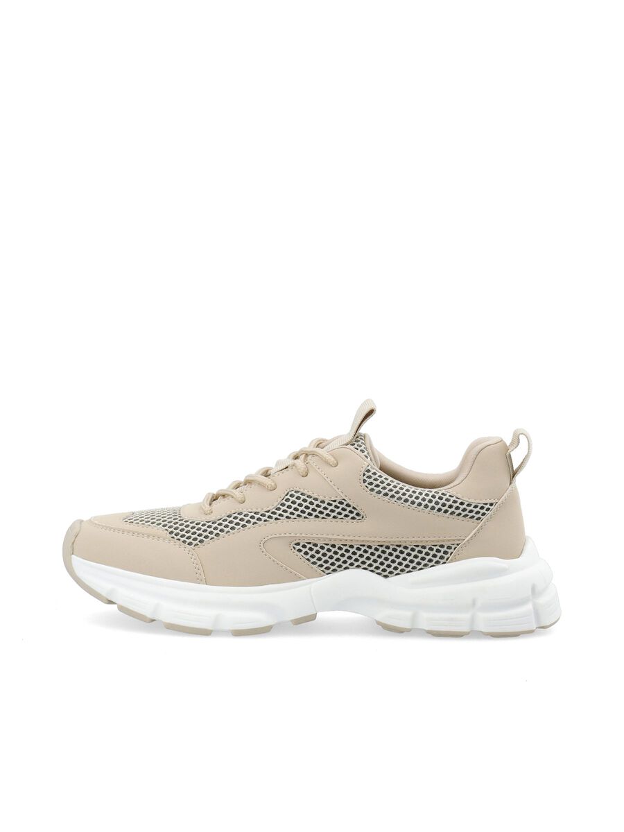 Bianco BIAXENIA CHUNKY SOLE TRAINERS, Nougat, highres - 11321210_Nougat_001.jpg