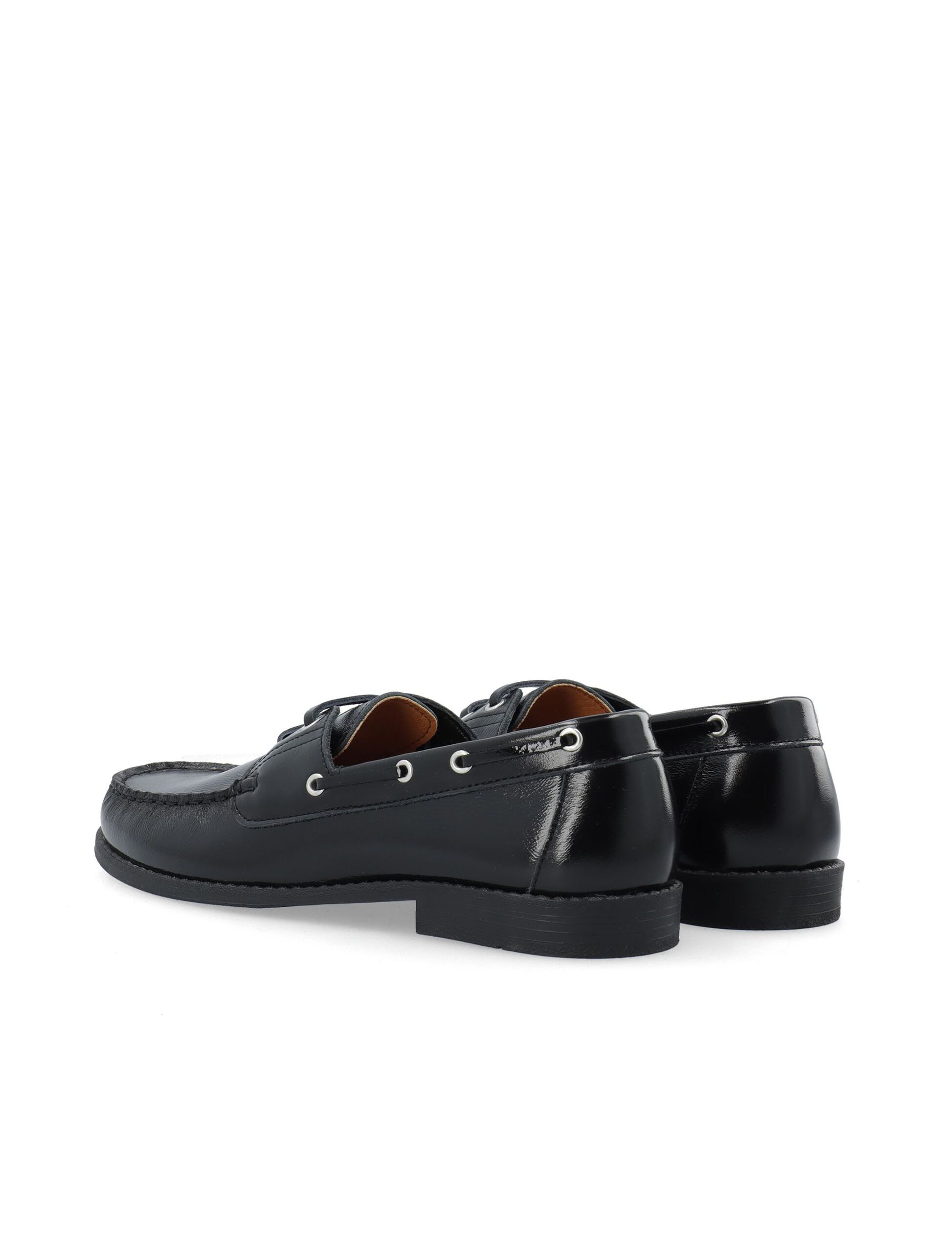 Carousel image - BIAPOP BOAT SHOES, Black | 5