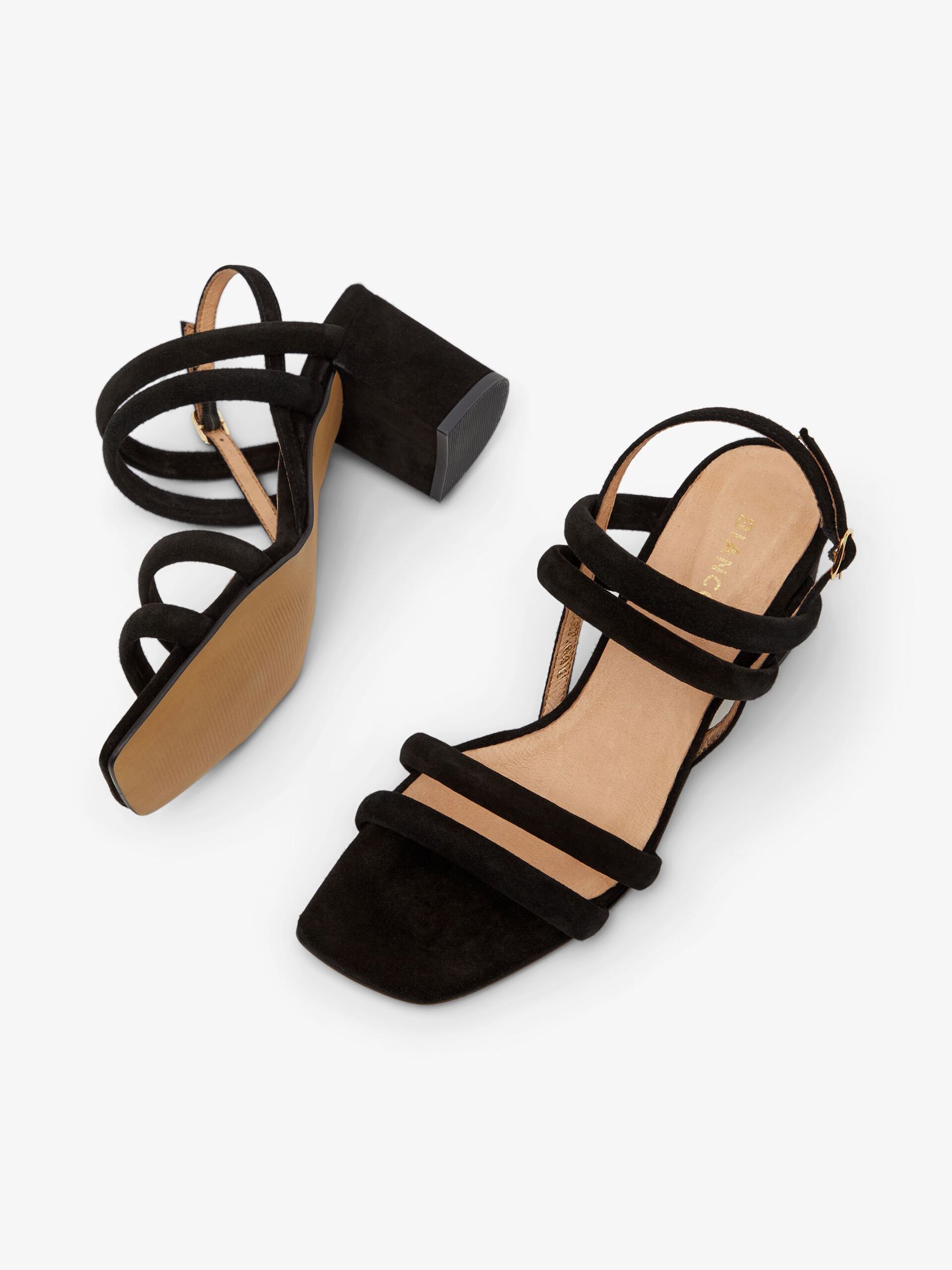 Carousel image - BIABEONNA SANDALEN MIT BREITEN RIEMEN, Black 1 | 3
