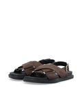 Product image thumbnail - BIAOSLO SANDALER MED KRYDSREM, Brown | 3