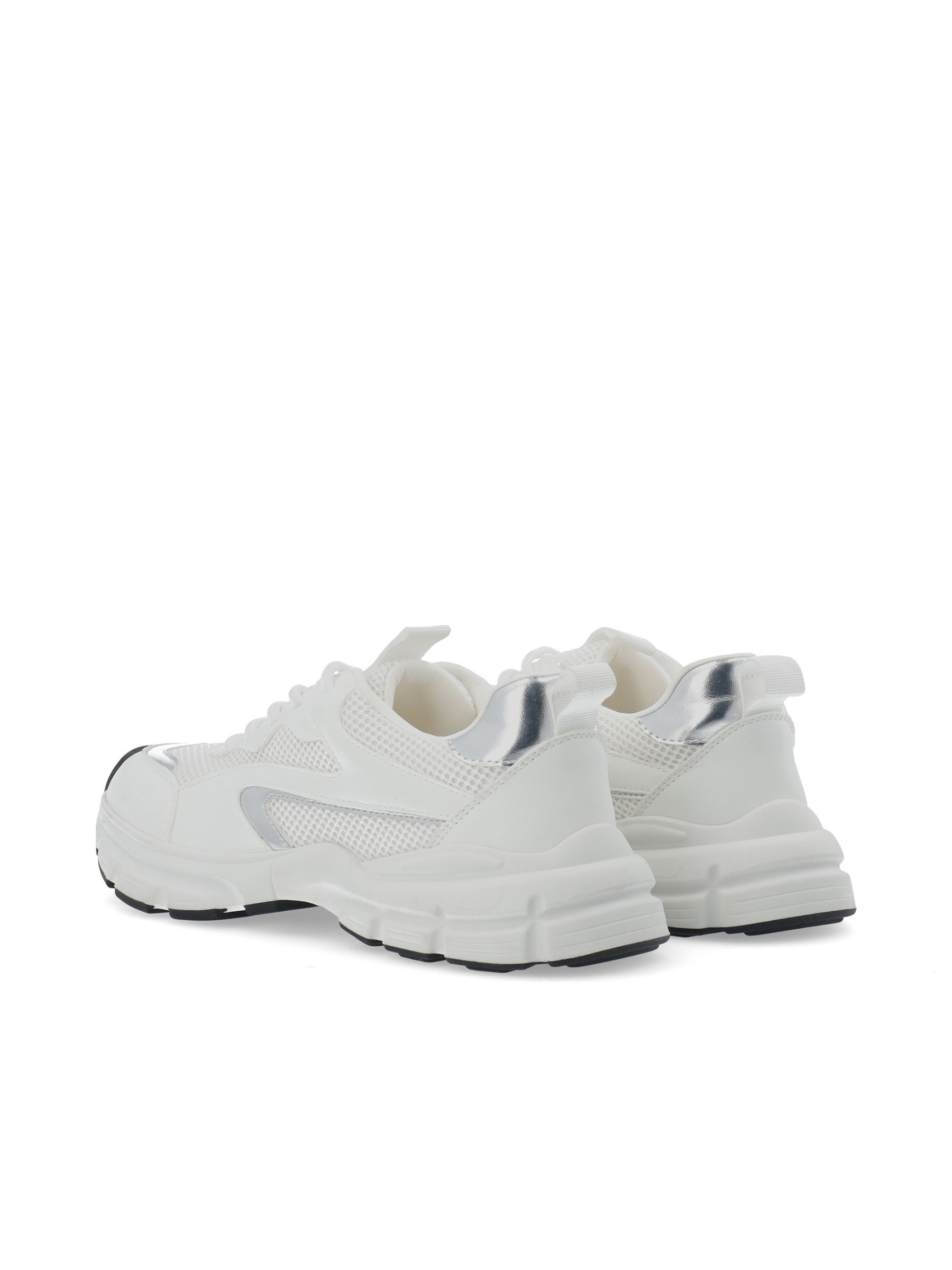 SCARPE DA GINNASTICA CON LA SUOLA VOLUMINOSA Silver Bianco