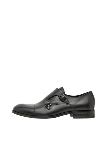 Bianco BIABYRON MONK STRAP SHOES, Black, highres - 12520009_Black_001.jpg