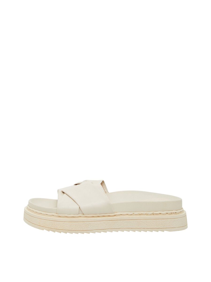 Bianco BIAFLORA CROSS-STRAP SANDALS, Natural, highres - 92051111_Natural_001.jpg