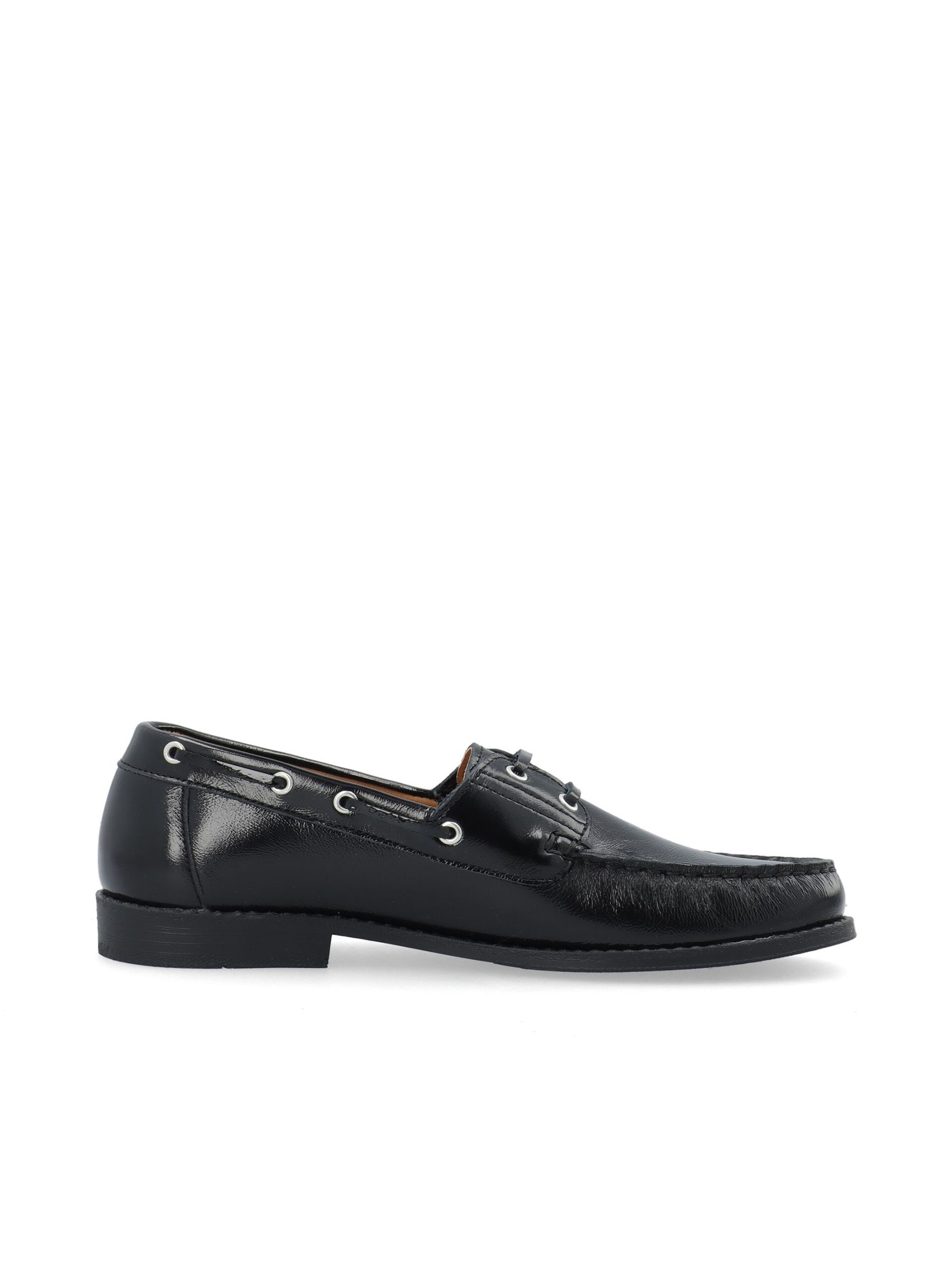 Carousel image - BIAPOP BOAT SHOES, Black | 2