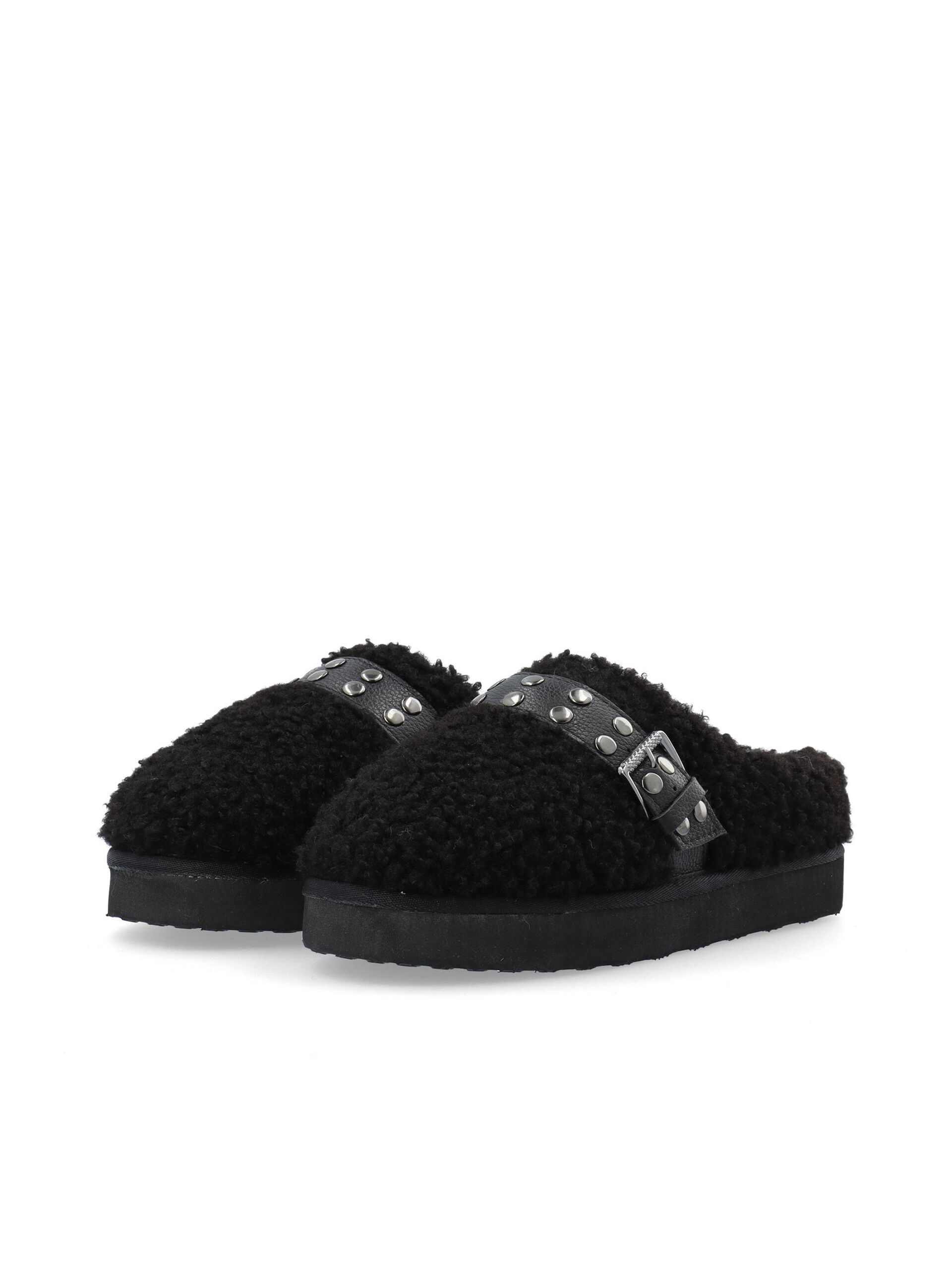 Carousel image - BIAVARM FLATFORM SLIPPERS, Black | 2