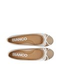 Product image thumbnail - BIACELINE BALLET FLATS, Off White Nougat | 4