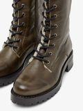 Bianco BIACORAL HOGE GEVOERDE BOOTS, Khaki, highres - 93350922_Khaki_006.jpg