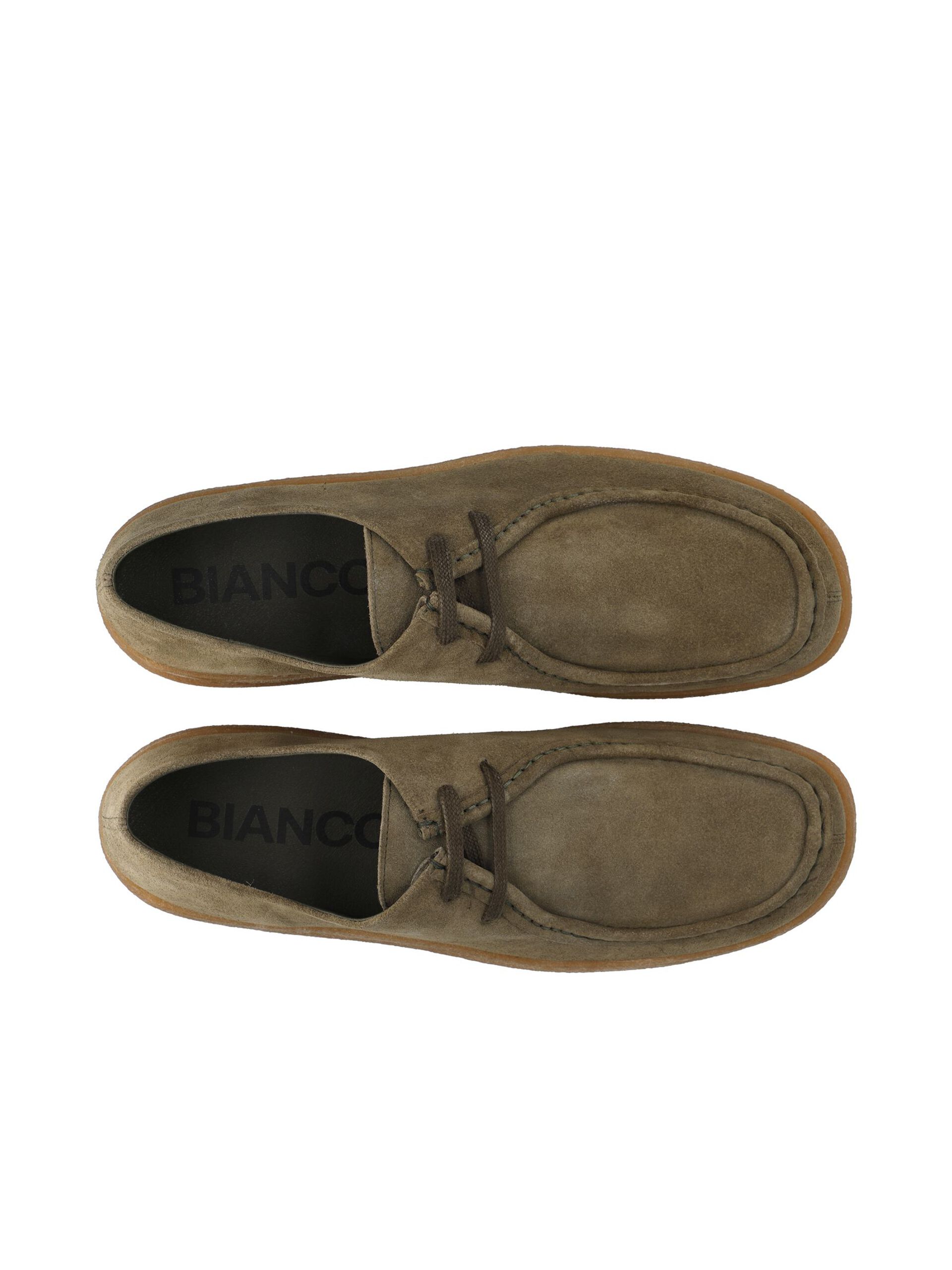 Carousel image - BIAASHER MOC-TOE SHOES, Olive | 4