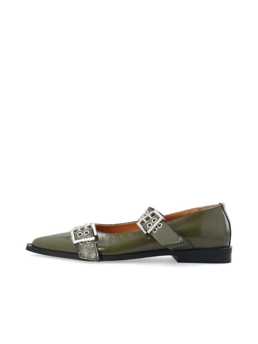 Bianco BIAVICTORIA BALLET FLATS, Olive, highres - 11251949_Olive_001.jpg