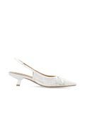 Product image thumbnail - KITTEN HEEL -KOROT, WhiteLace | 2