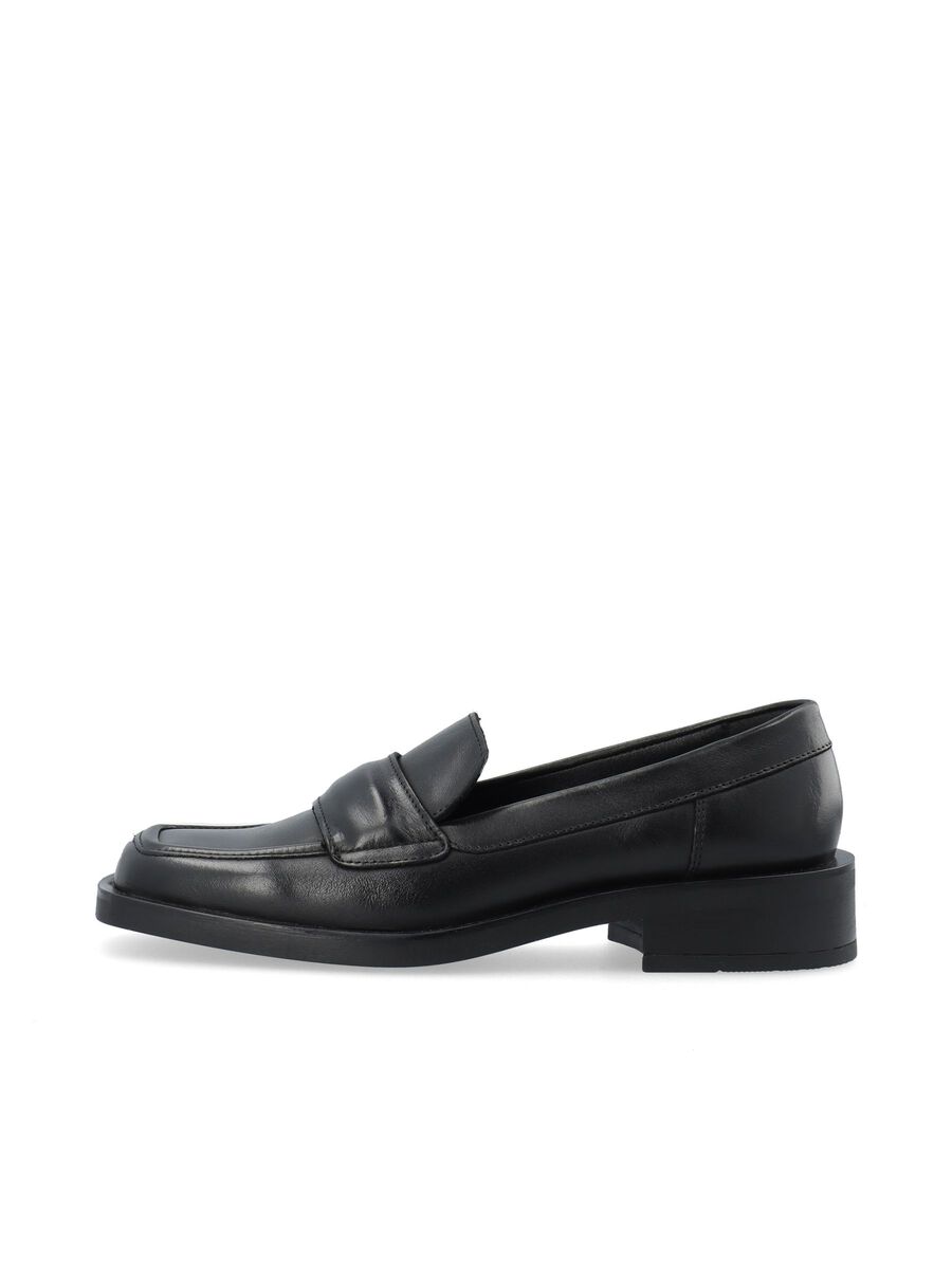 Bianco BIASOFIE LEATHER LOAFERS, Black, highres - 11251307_Black_001.jpg