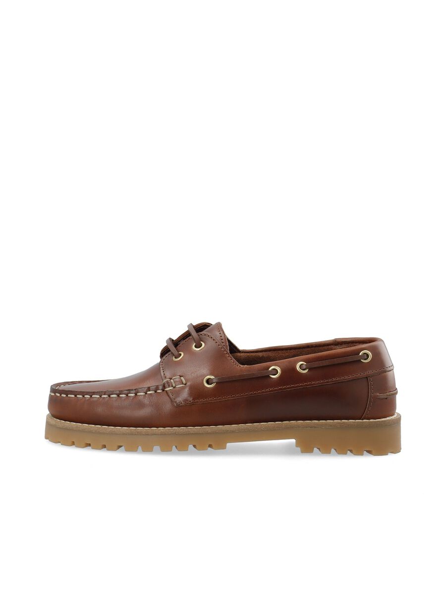 Bianco BIACAPRI BOAT SHOES, Brown, highres - 11252216_Brown_001.jpg
