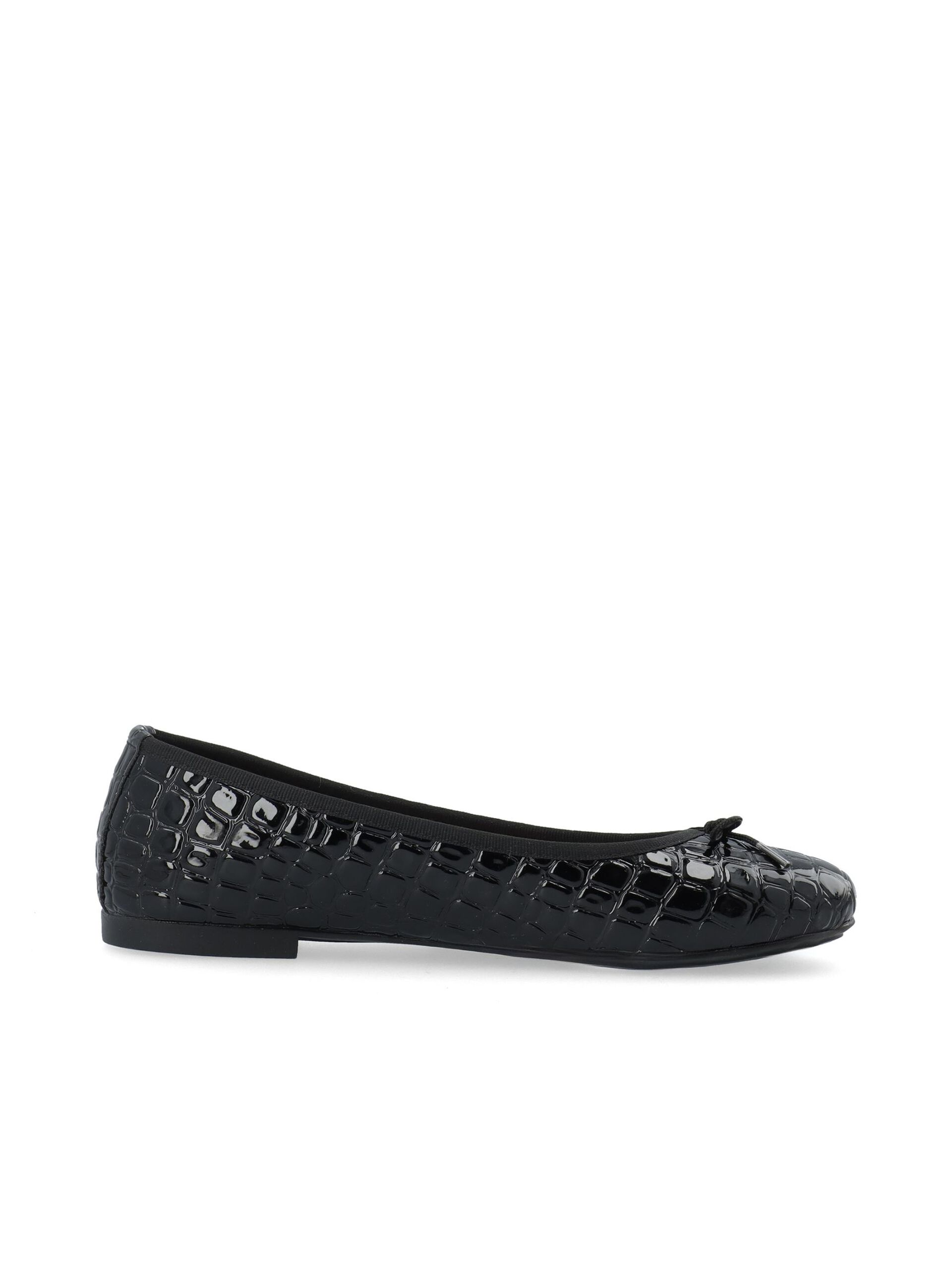 Carousel image - BIAMADISON BALLET FLATS, BlackCrocoPatent | 2