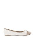 Product image thumbnail - BIACELINE BALLET FLATS, Off White Nougat | 2