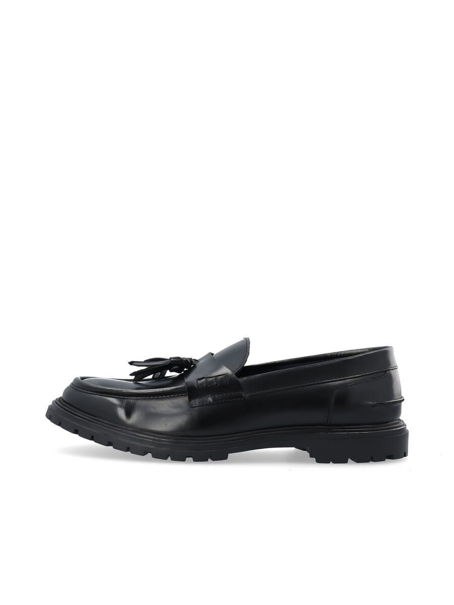 Bianco BIALOUI MOCASSINS EN CUIR, Black, highres - 12520534_Black_001.jpg