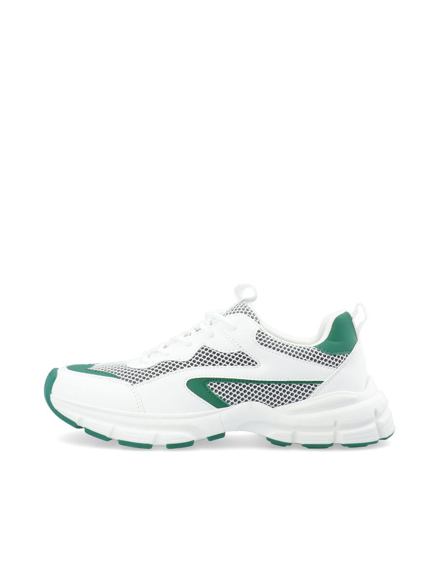 Bianco BIAXENIA CHUNKY SOLE TRAINERS, White Green, highres - 11321210_WhiteGreen_001.jpg