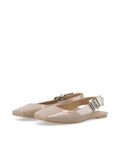 Product image thumbnail - BIAROSE SLINGBACKS, NougatPatent | 3