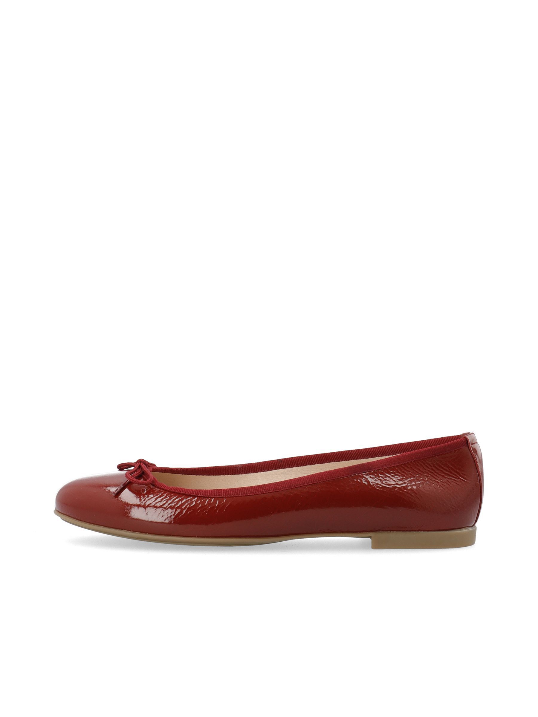 Red BIAMADISON BALLET FLATS Bianco