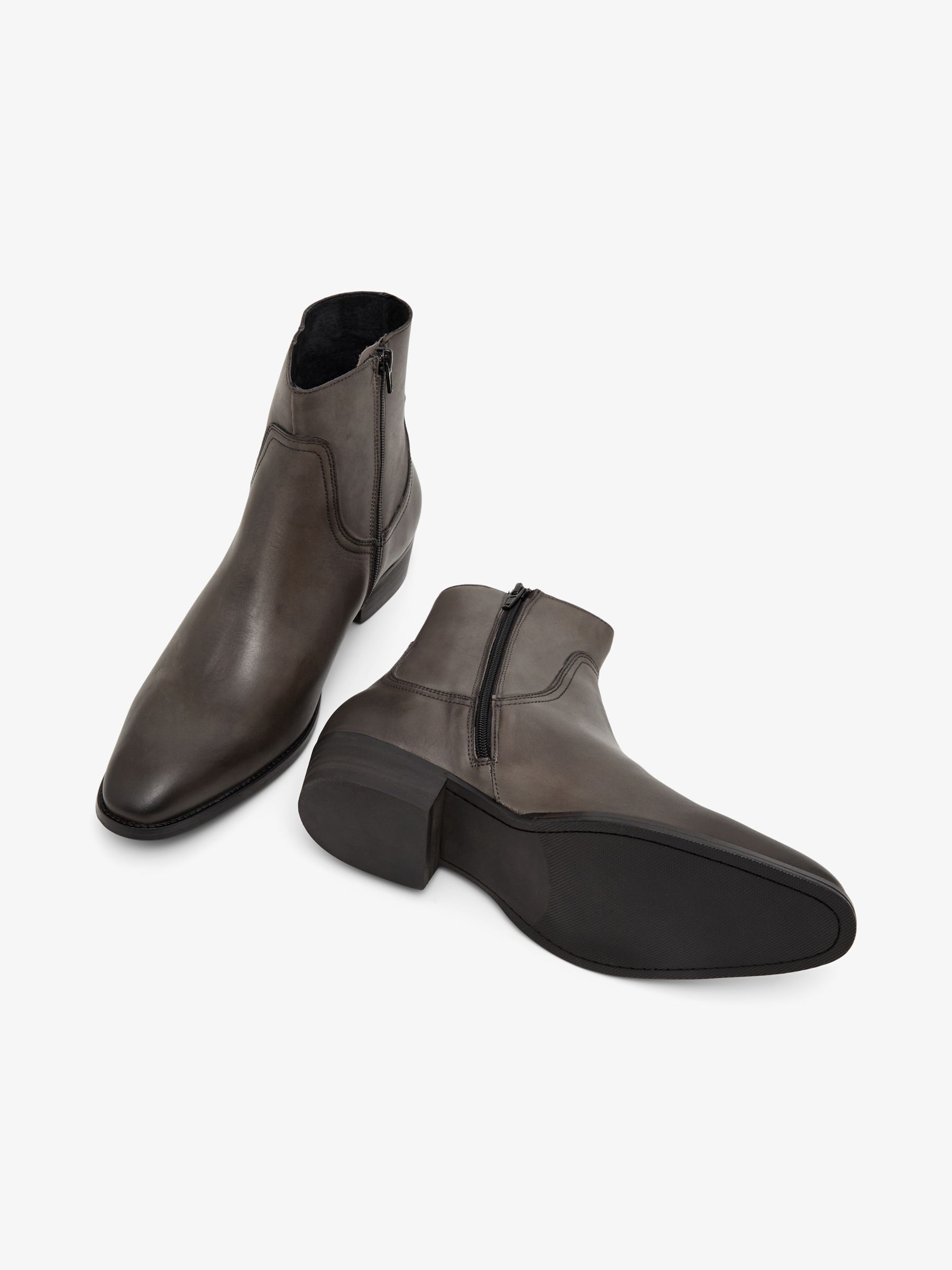 Biabeck leather boots Bianco