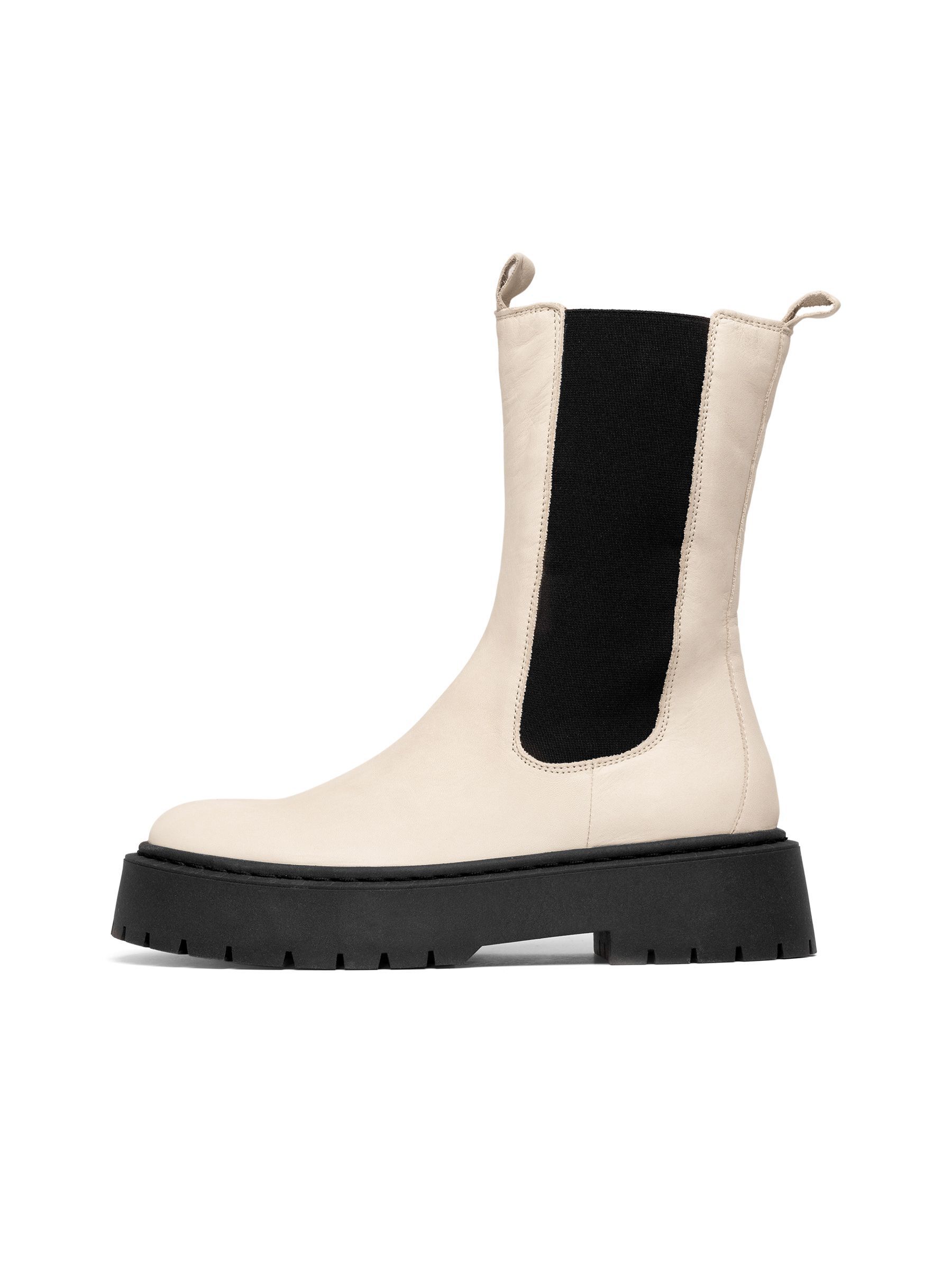 Stivali lunghi beige best sale