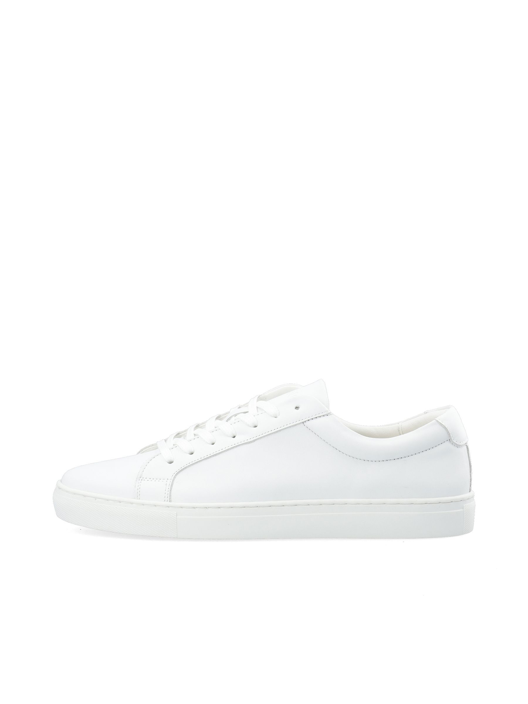 White leather plimsolls mens top