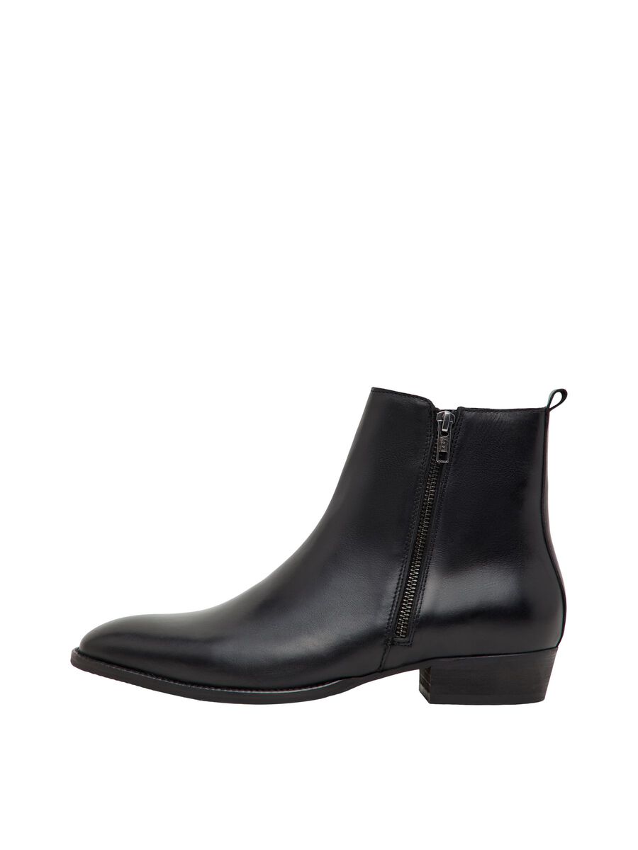 Bianco BIABECK STØVLER MED LYNLÅS, Black 6, highres - 95671902_Black6_001.jpg