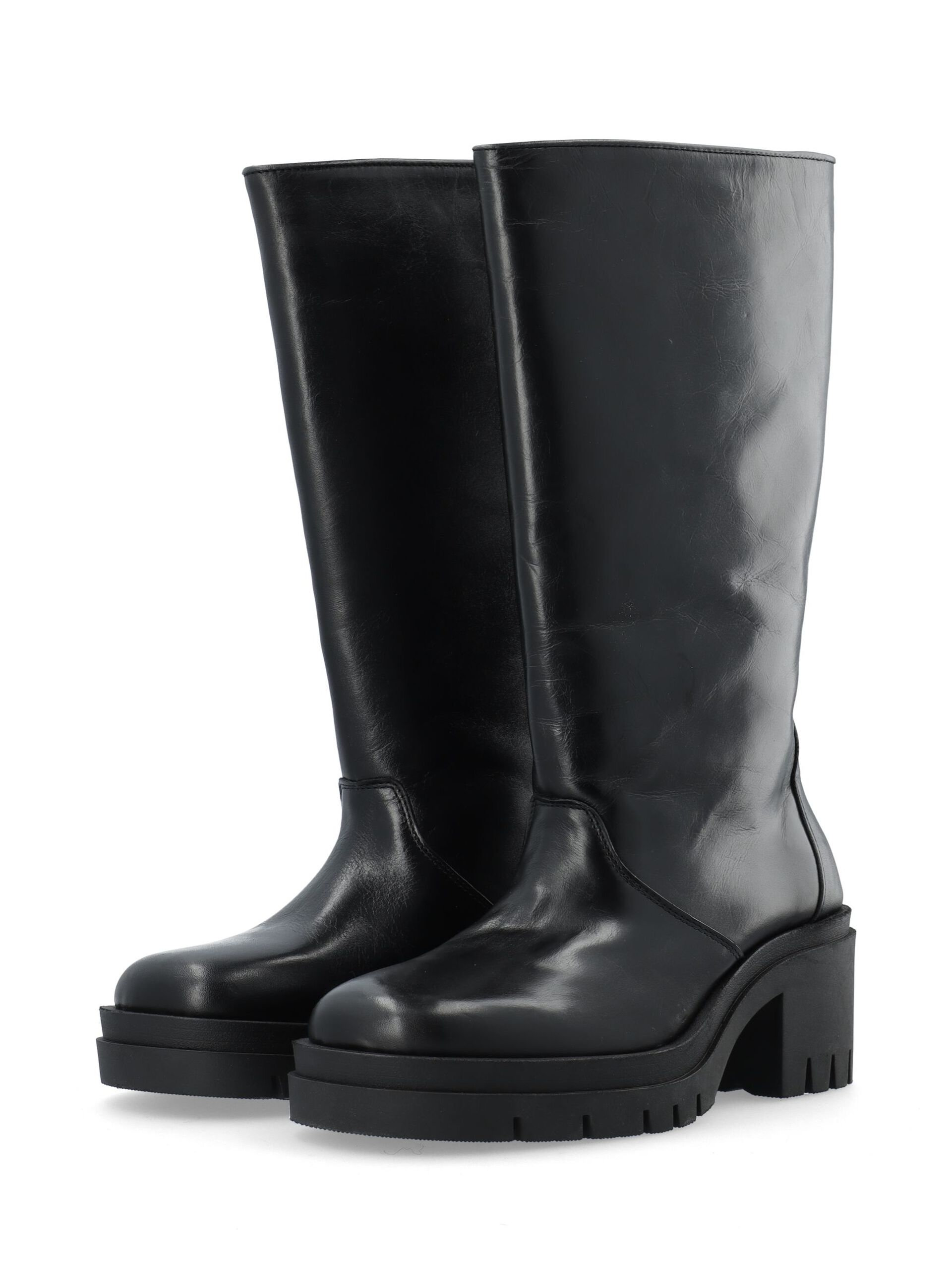 Carousel image - BIAJAMI LEATHER BOOTS, Black | 4