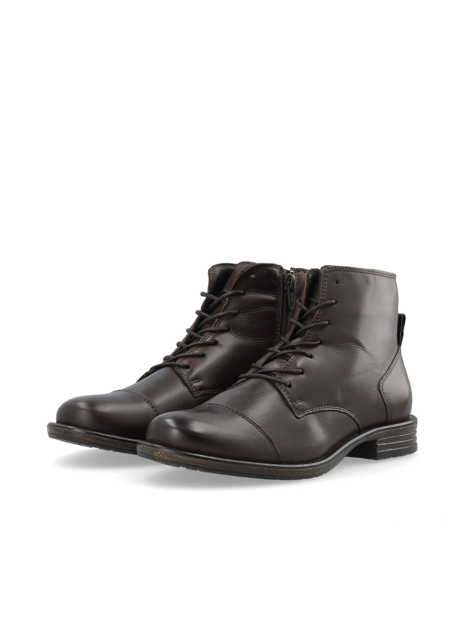 Carousel image - BIADANELLE LEATHER BOOTS, DarkBrown | 3