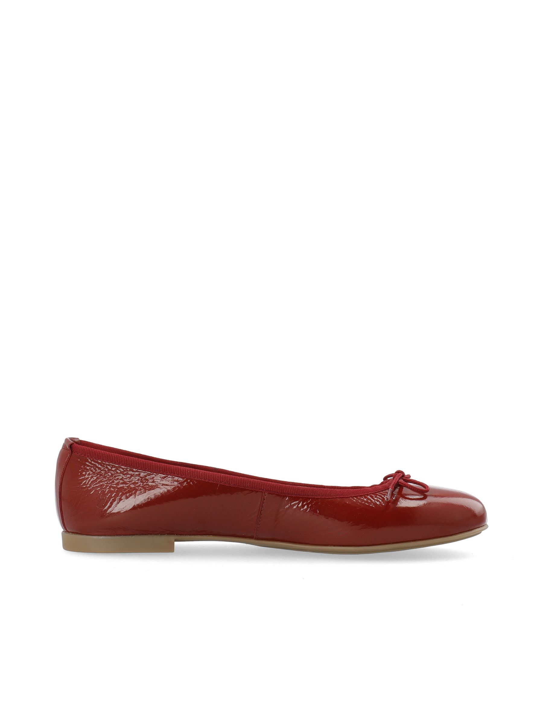 Red lace up ballet flats shop
