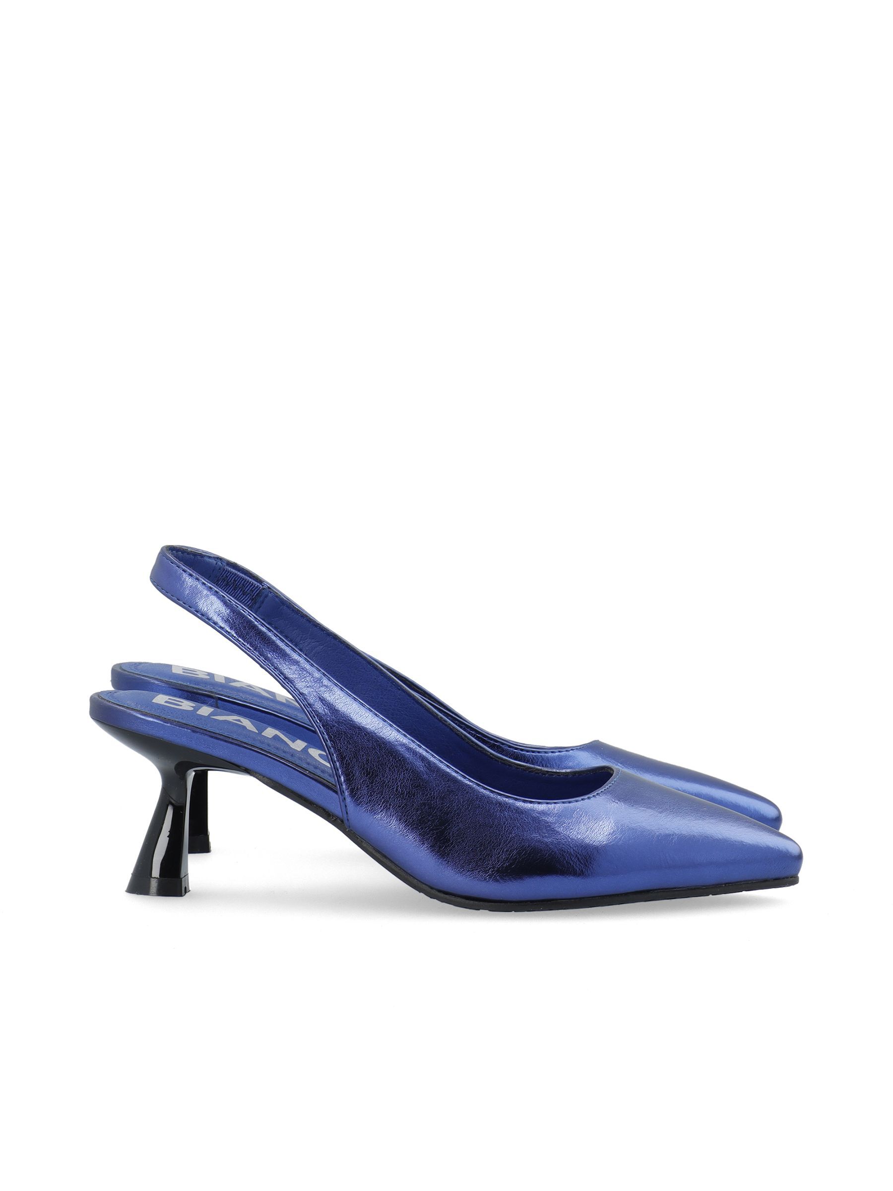 Royal blue sales sling back shoes