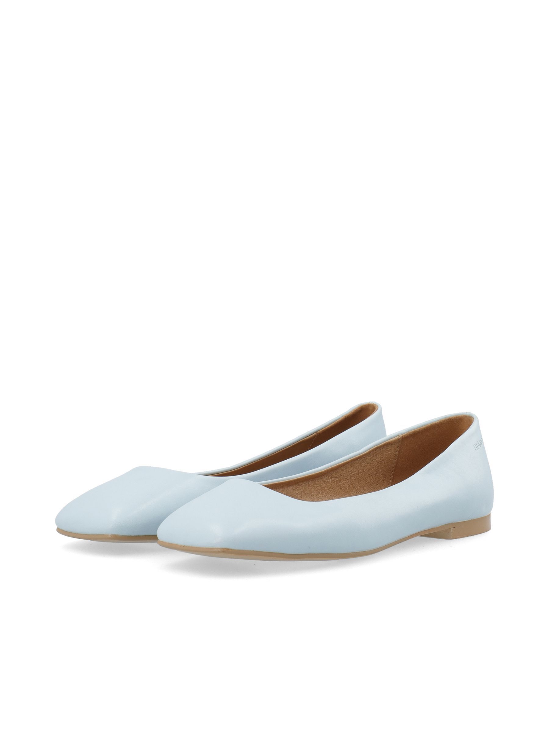 Bright blue flat shoes on sale