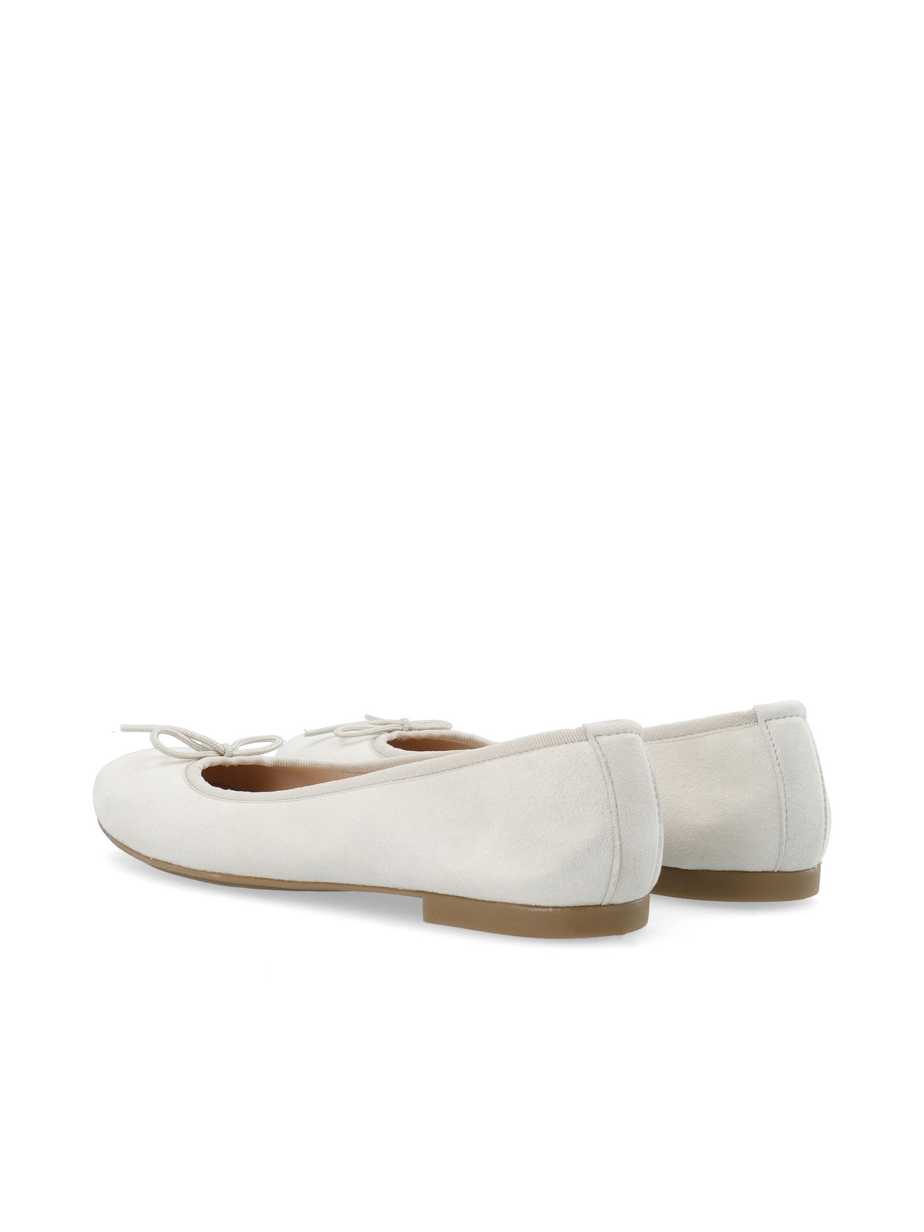 White BIAMADISON BALLET FLATS Bianco