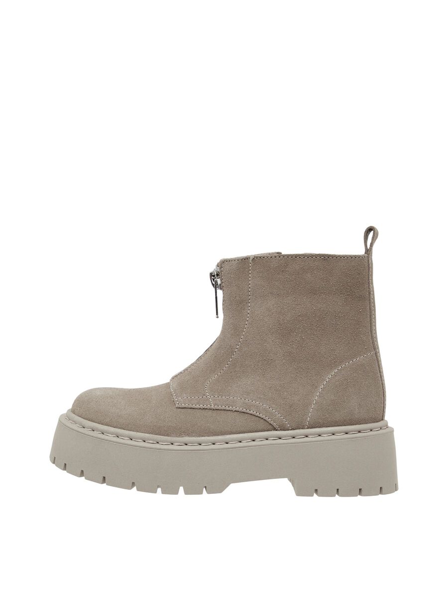 Bianco BIADEB BOTTES À FERMETURE ÉCLAIR, Nougat 1, highres - 92650929_Nougat1_001.jpg