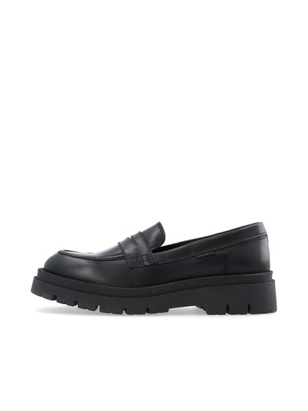 Bianco BIAKWAMIE LEATHER LOAFERS, Black, highres - 11560534_Black_001.jpg