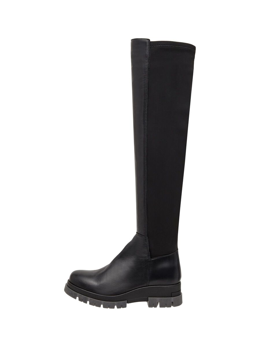 Bianco BIADEVINA KNEE-HIGH BOOTS, Black6, highres - 93050900_Black6_001.jpg