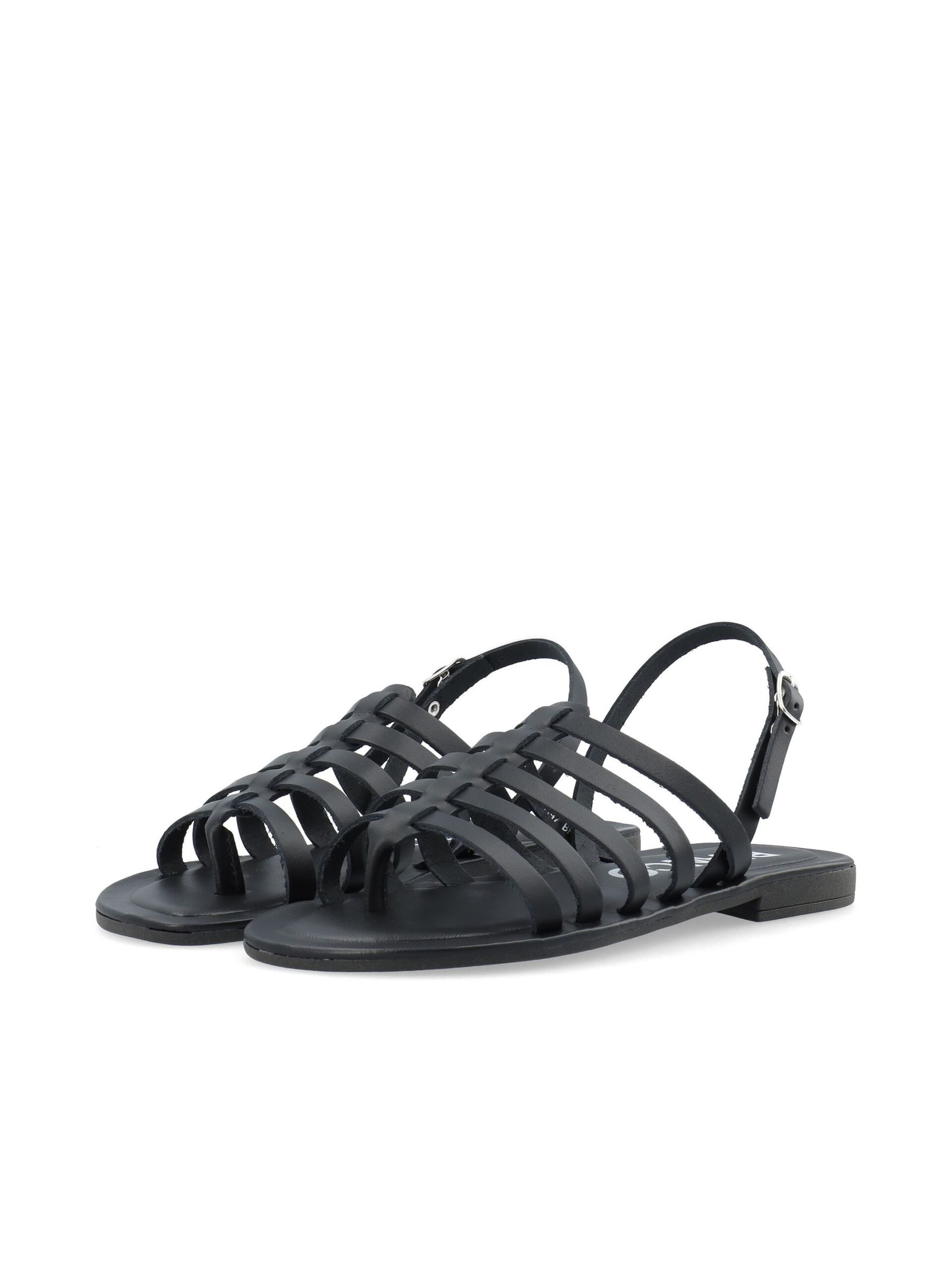 Carousel image - BIANIKITA LEATHER SANDALS, Black | 3