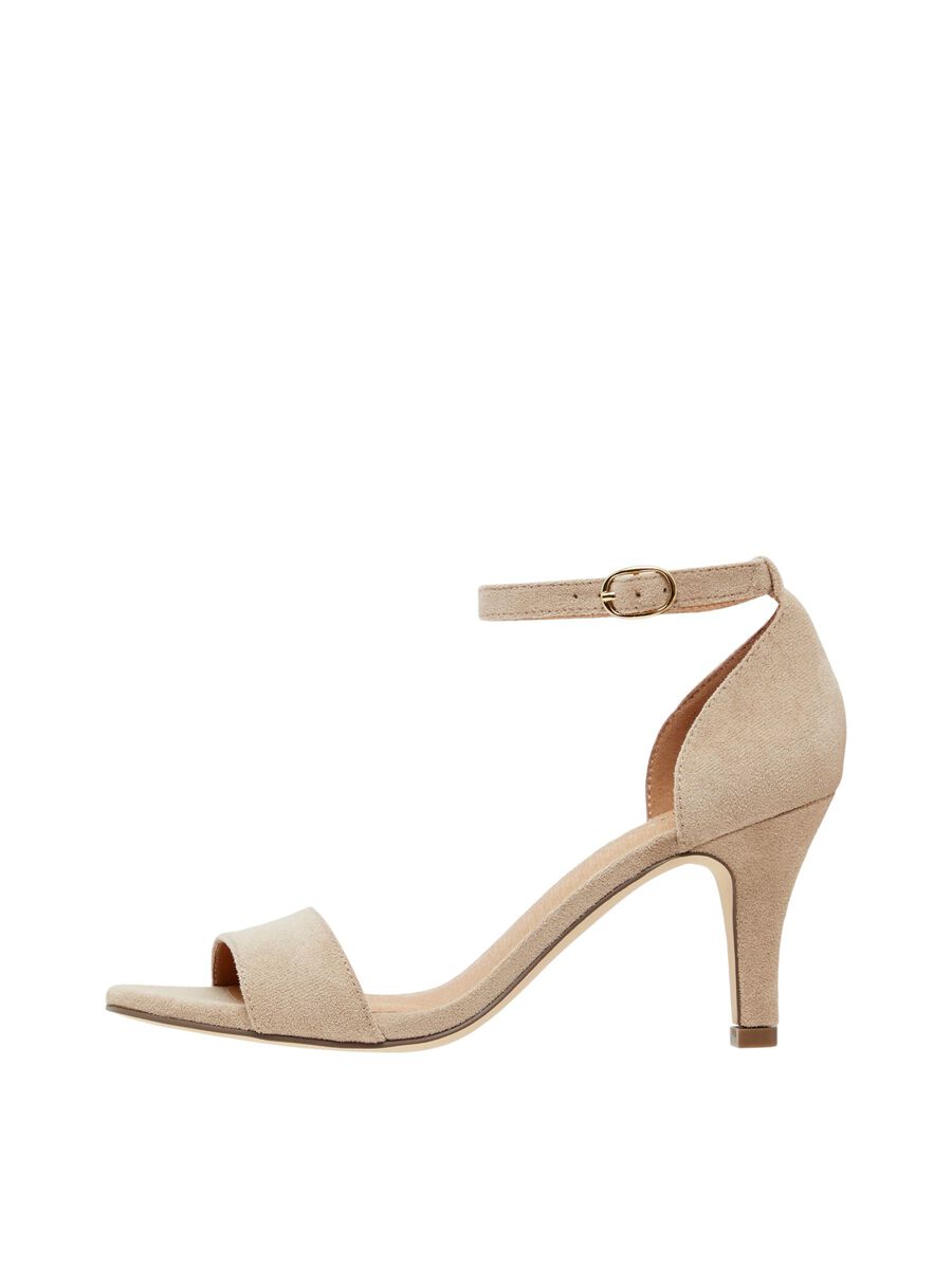 BIAADORE SANDALER MED BRED PASFORM (Beige)